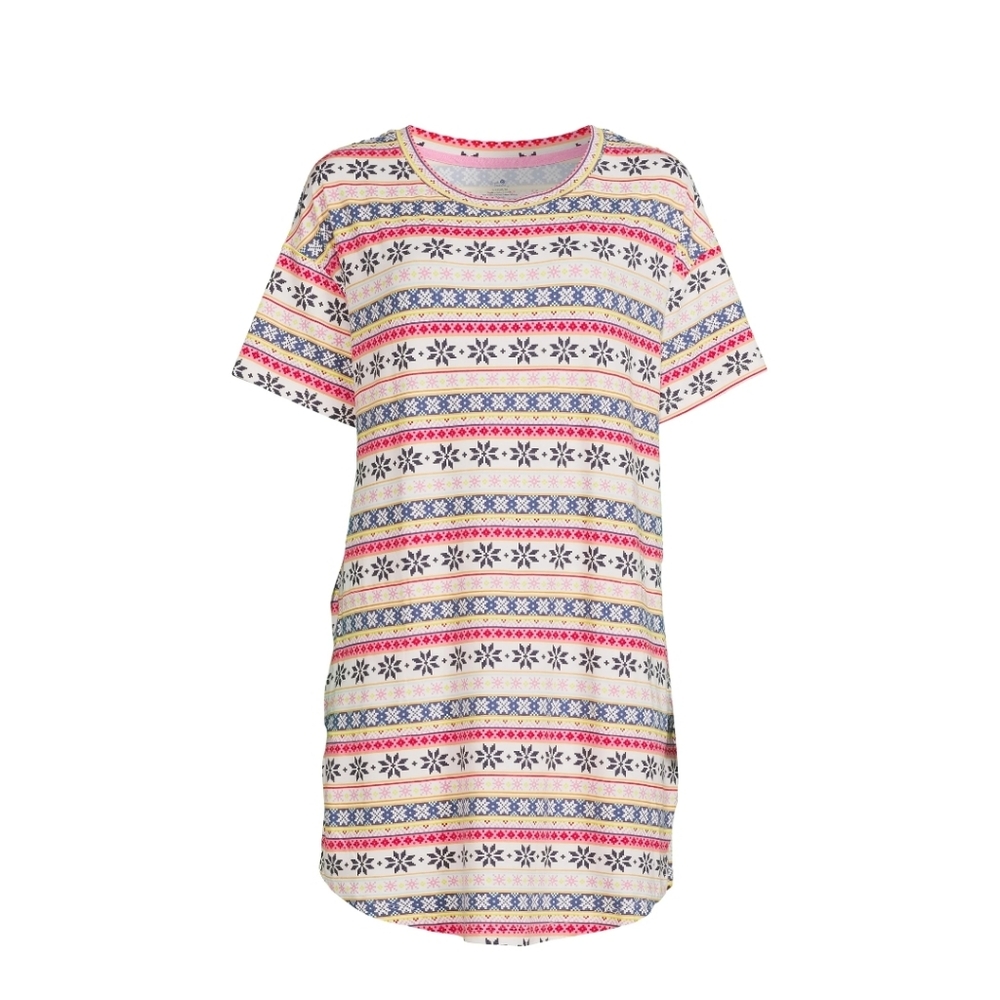 Secret Treasures Women's Fairisle Sleep Shirt